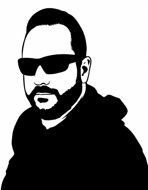 Illustrated portrait of Brian Greig